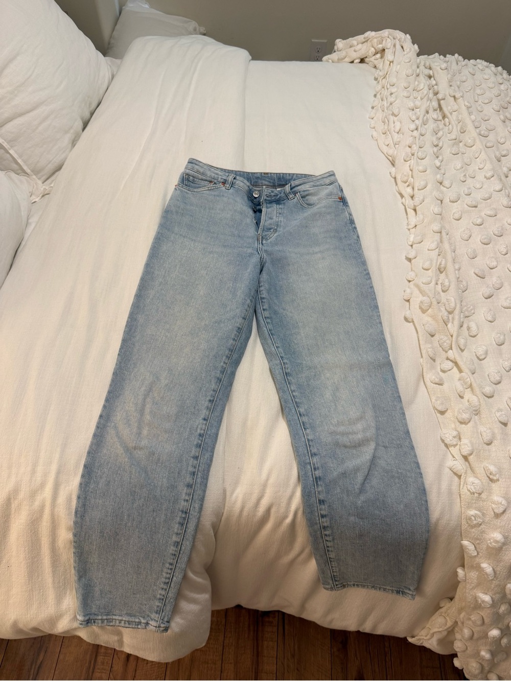 H&M Light Blue Boyfriend Jeans